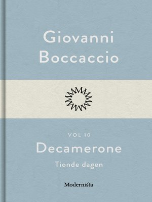cover image of Decamerone vol 10, tionde dagen
